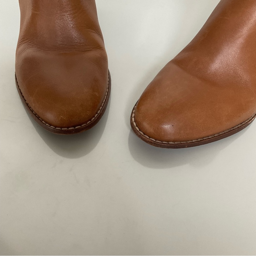 Madewell Regan Bootie Leather English Saddle. Size 7.5 - Picture 9 of 10